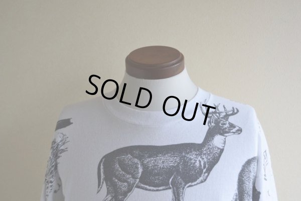 画像6: 1990s アニマルプリント 総柄Tシャツ　 MADE IN USA　 表記L 