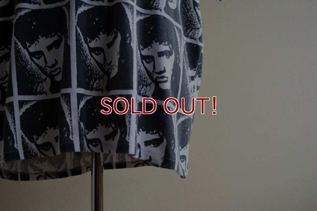 画像9: 1990s ELVIS PRESLEY 総柄プリントTシャツ　 実寸L  (9)
