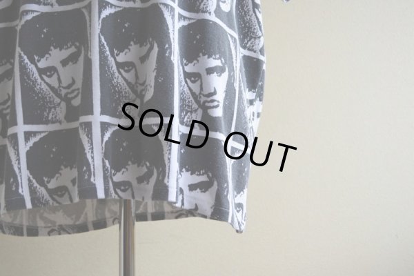 画像9: 1990s ELVIS PRESLEY 総柄プリントTシャツ　 実寸L 