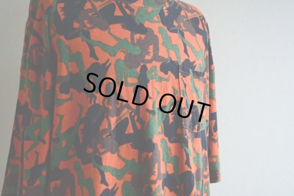 画像8: CAMOBOOTY ヌード柄カモフラポケットTシャツ  実寸XL