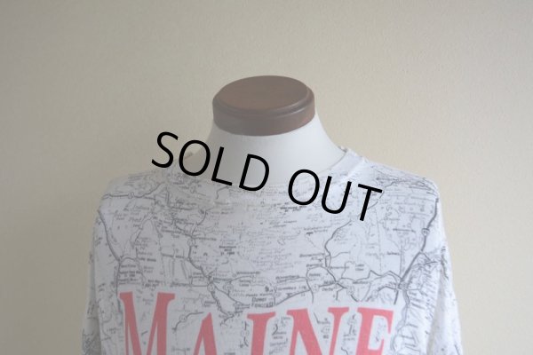 画像6: 1990s MAINE マップTシャツ　 表記L 