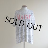 1990s MAINE マップTシャツ　 表記L 