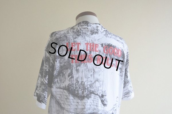 画像11: 1990s LAISSEZ LES BONS TEMPS ROULER 総柄プリントTシャツ　 MADE IN USA　 表記L 