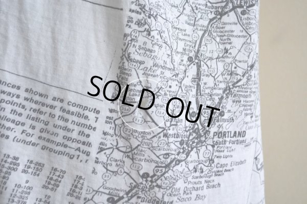 画像16: 1990s MAINE マップTシャツ　 表記L 