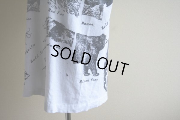 画像10: 1990s アニマルプリント 総柄Tシャツ　 MADE IN USA　 表記L 