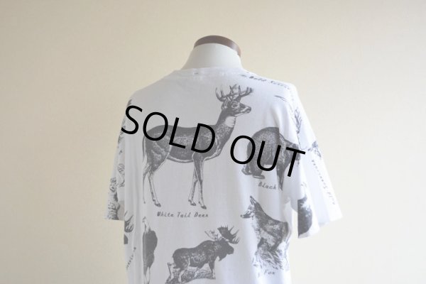画像11: 1990s アニマルプリント 総柄Tシャツ　 MADE IN USA　 表記L 