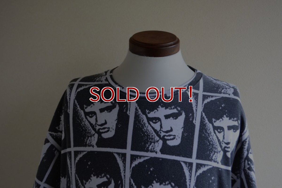 画像6: 1990s ELVIS PRESLEY 総柄プリントTシャツ　 実寸L  (6)