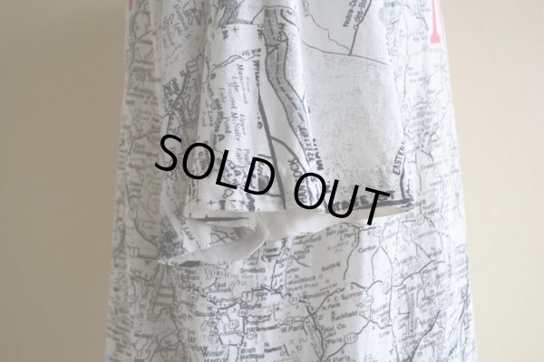 画像10: 1990s MAINE マップTシャツ　 表記L 