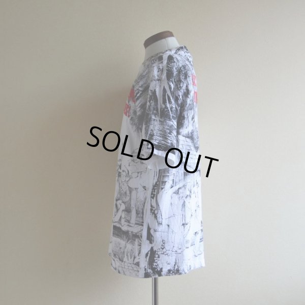 画像4: 1990s LAISSEZ LES BONS TEMPS ROULER 総柄プリントTシャツ　 MADE IN USA　 表記L 