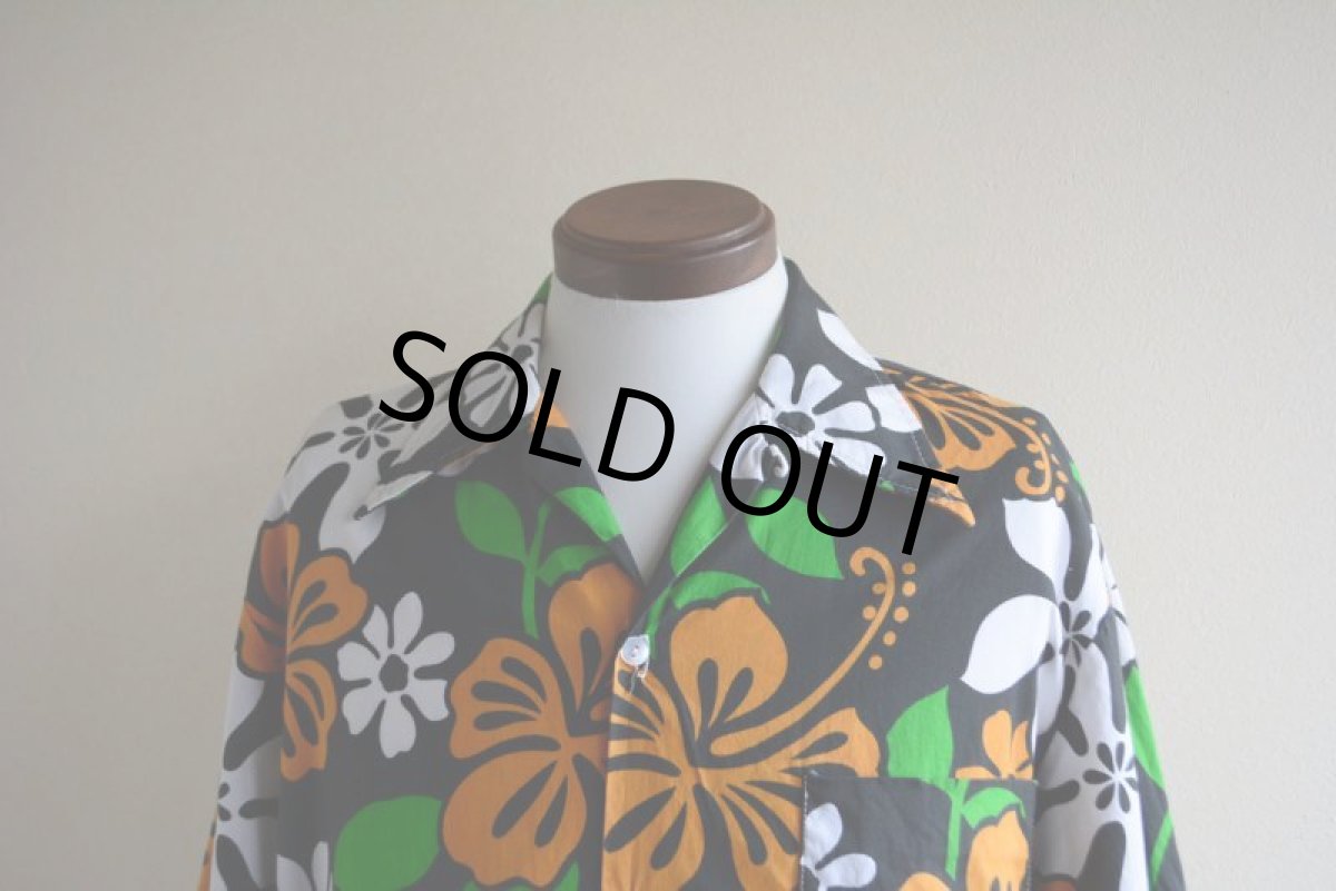 画像6: 1970s SEARS コットンアロハシャツ　 実寸ML  (6)