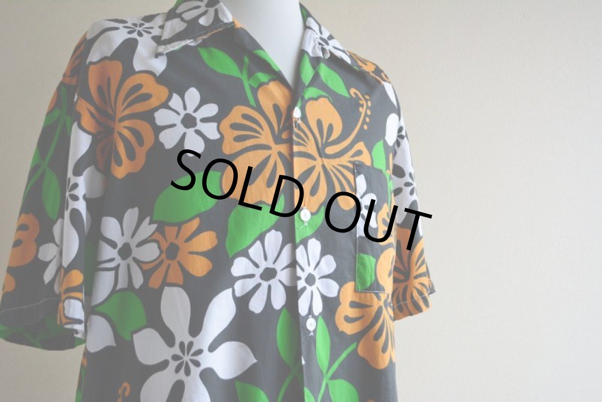画像8: 1970s SEARS コットンアロハシャツ　 実寸ML  (8)