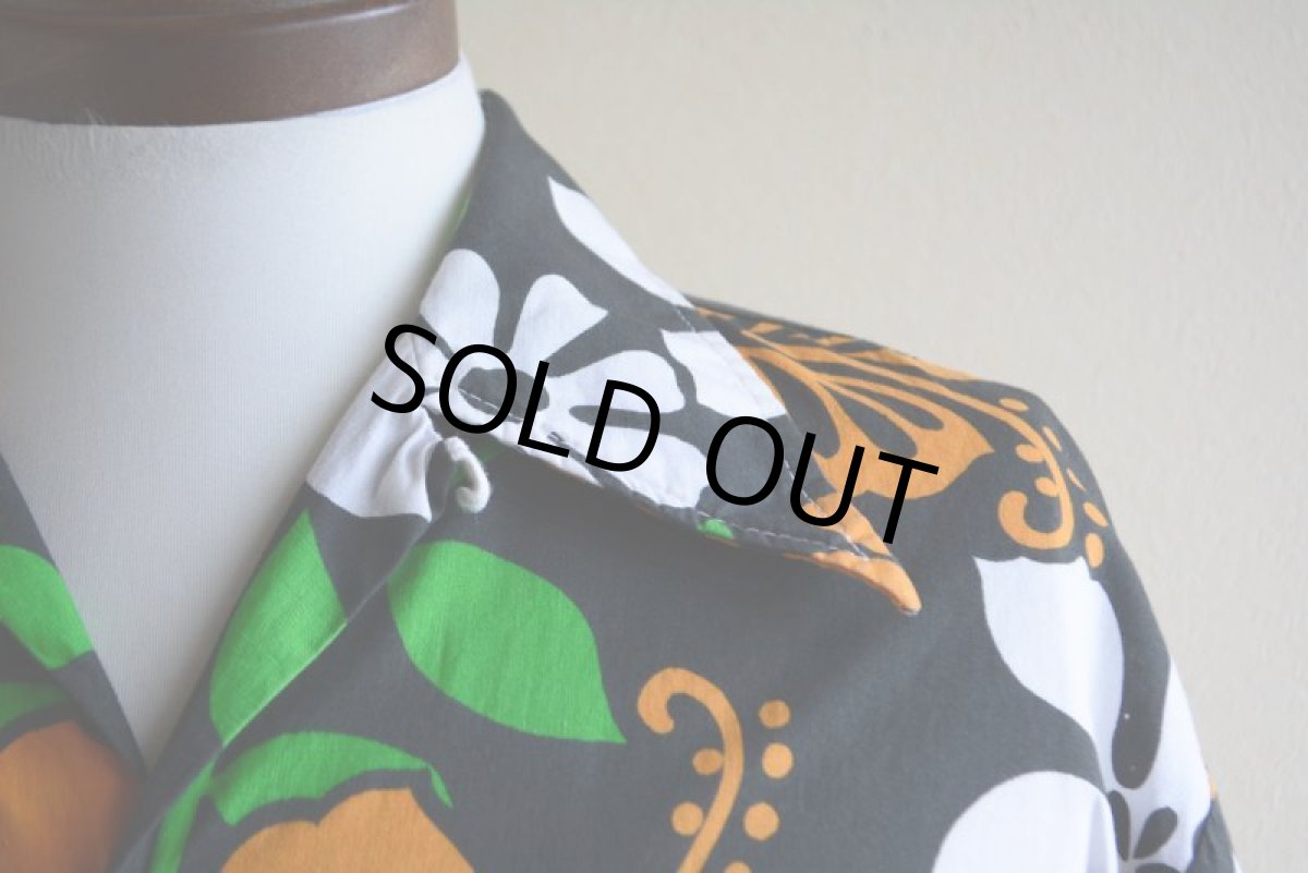 画像7: 1970s SEARS コットンアロハシャツ　 実寸ML  (7)