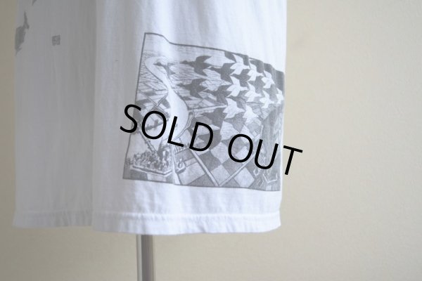 画像10: M.C.Escher Tシャツ  "Sky and Water I"  表記L