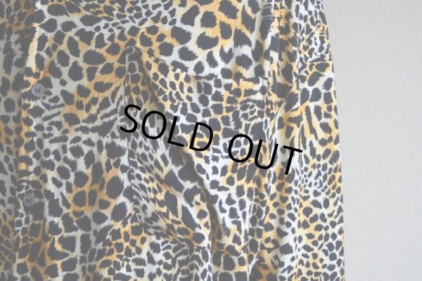 画像9: 1990s ヒョウ柄 レーヨンシャツ  表記XL