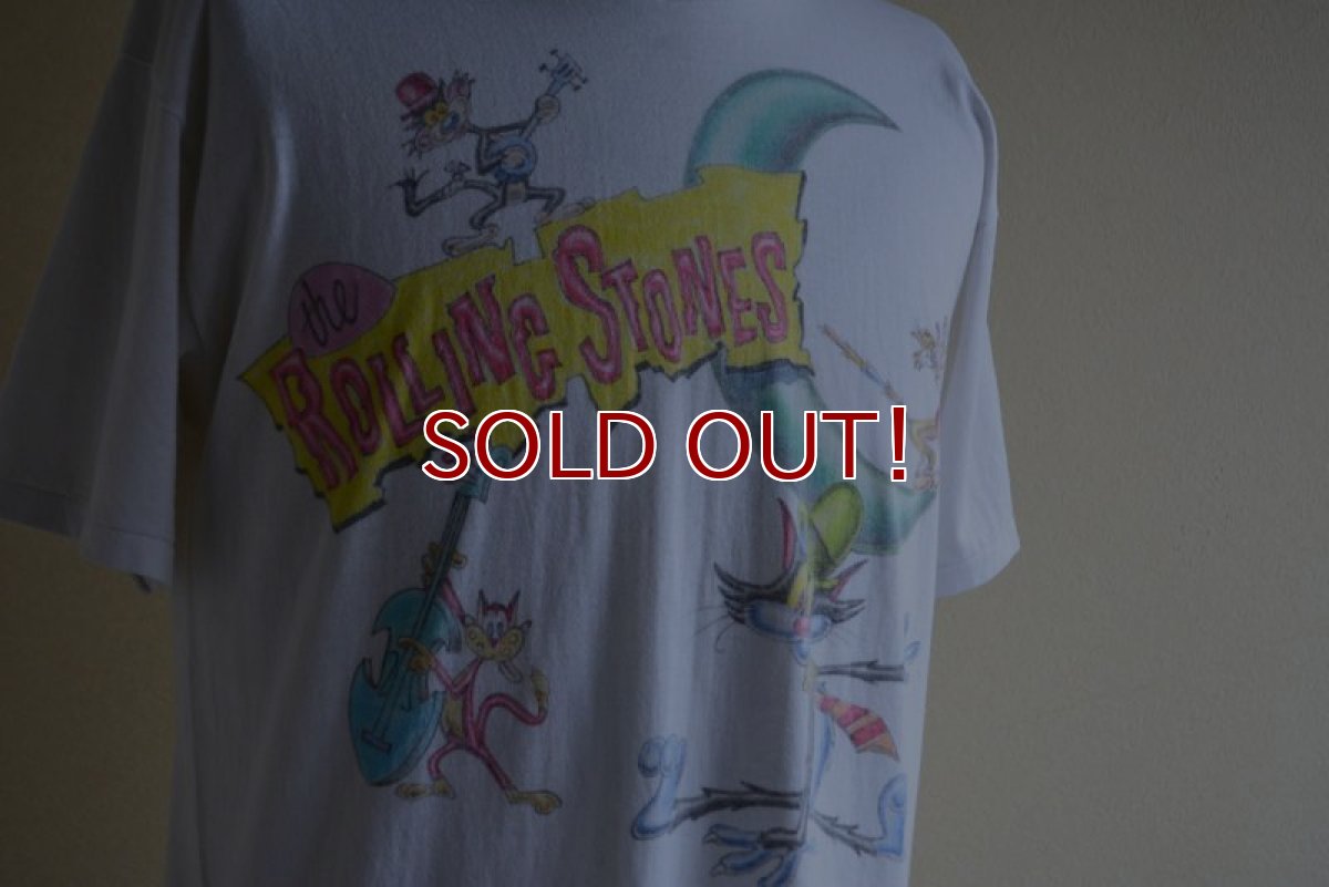 画像8: 1990s THE ROLLING STONES ペイントTシャツ　 表記L  (8)