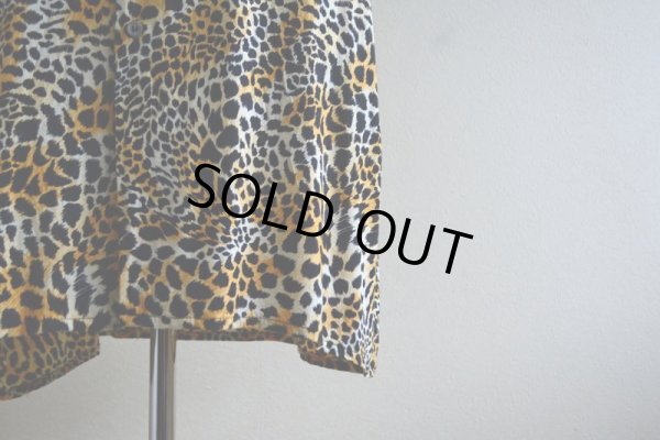 画像11: 1990s ヒョウ柄 レーヨンシャツ  表記XL