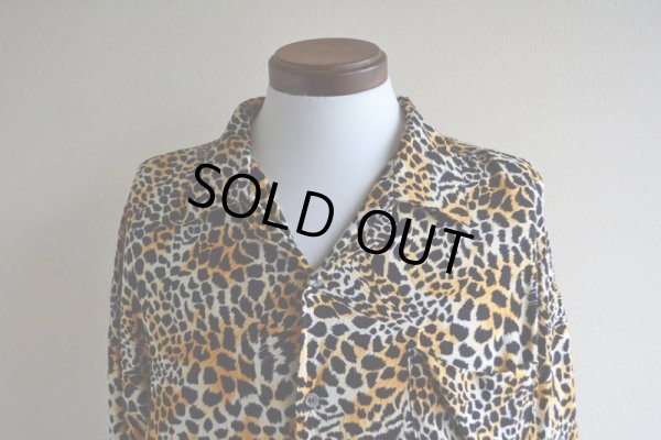 画像7: 1990s ヒョウ柄 レーヨンシャツ  表記XL