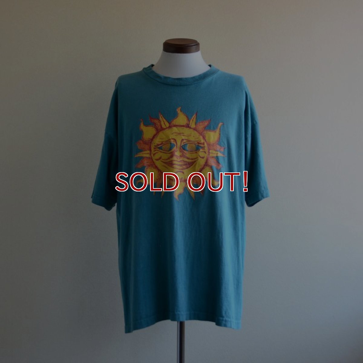 画像1: 1990s 太陽 アートプリントTシャツ　 MADE IN USA　 表記XL  (1)