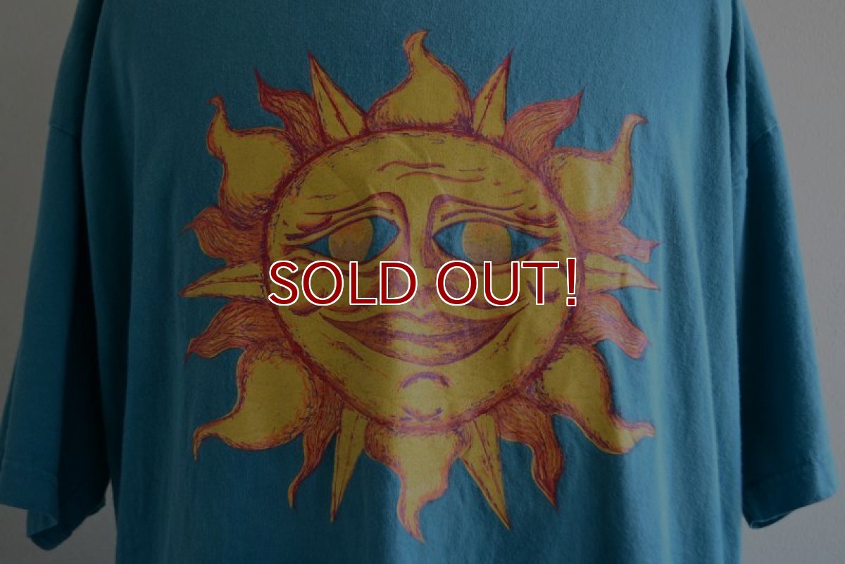 画像7: 1990s 太陽 アートプリントTシャツ　 MADE IN USA　 表記XL  (7)