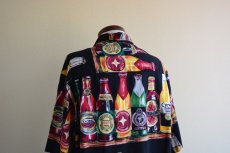 画像12: 1990s ビール柄 コットンシャツ　 MADE IN USA　 表記L  (12)