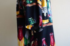 画像11: 1990s ビール柄 コットンシャツ　 MADE IN USA　 表記L  (11)