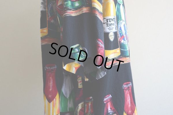 画像11: 1990s ビール柄 コットンシャツ  MADE IN USA  表記L