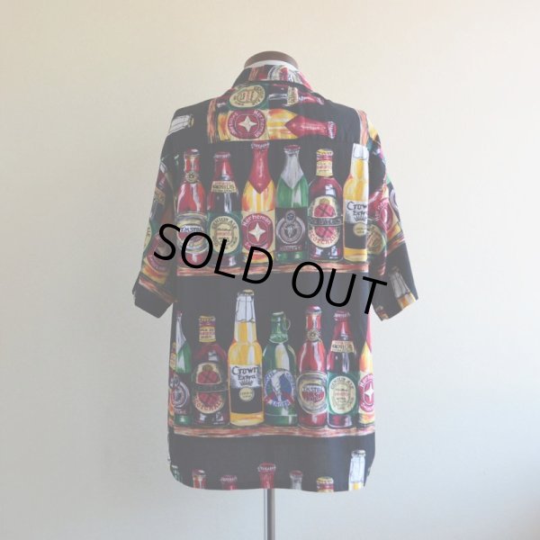 画像3: 1990s ビール柄 コットンシャツ  MADE IN USA  表記L