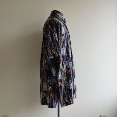画像2: 1990s HIGH SEAS フライフィッシング柄 コットンシャツ　 MADE IN USA　 表記L  (2)