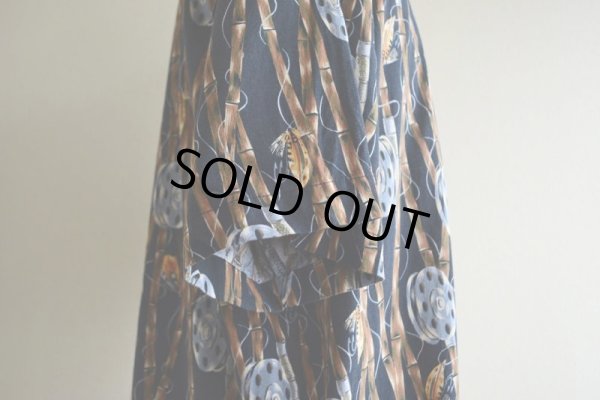 画像11: 1990s HIGH SEAS フライフィッシング柄 コットンシャツ　 MADE IN USA　 表記L 