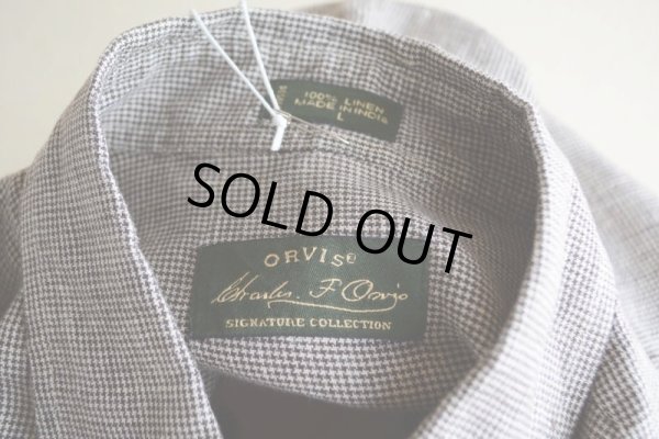 画像5: ORVIS マチ付き半袖リネンシャツ  表記L