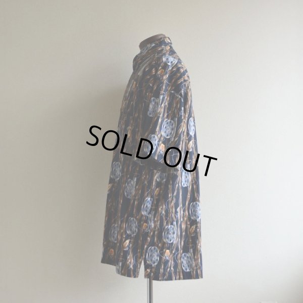 画像4: 1990s HIGH SEAS フライフィッシング柄 コットンシャツ　 MADE IN USA　 表記L 