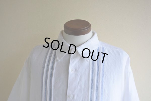 画像6: CUBAVERA ラミー×レーヨン半袖シャツ  表記XL