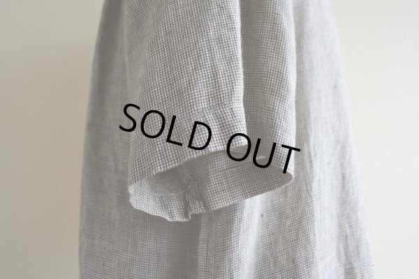 画像12: ORVIS マチ付き半袖リネンシャツ  表記L