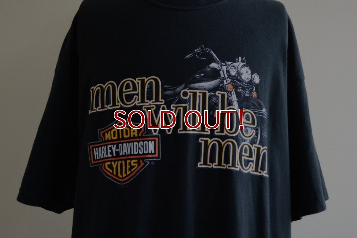 画像8: 2000s HARLEY-DAVIDSON プリントTシャツ　 表記XL  (8)