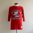 画像1: 1980s Champion フットボールTシャツ　<br>WISCONSIN HOCKEY　<br>表記S<br> (1)