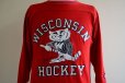 画像8: 1980s Champion フットボールTシャツ　 WISCONSIN HOCKEY　 表記S 