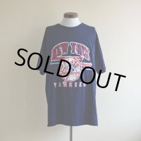 1980s Champion NEW YORK YANKEES プリントTシャツ　 表記XL 