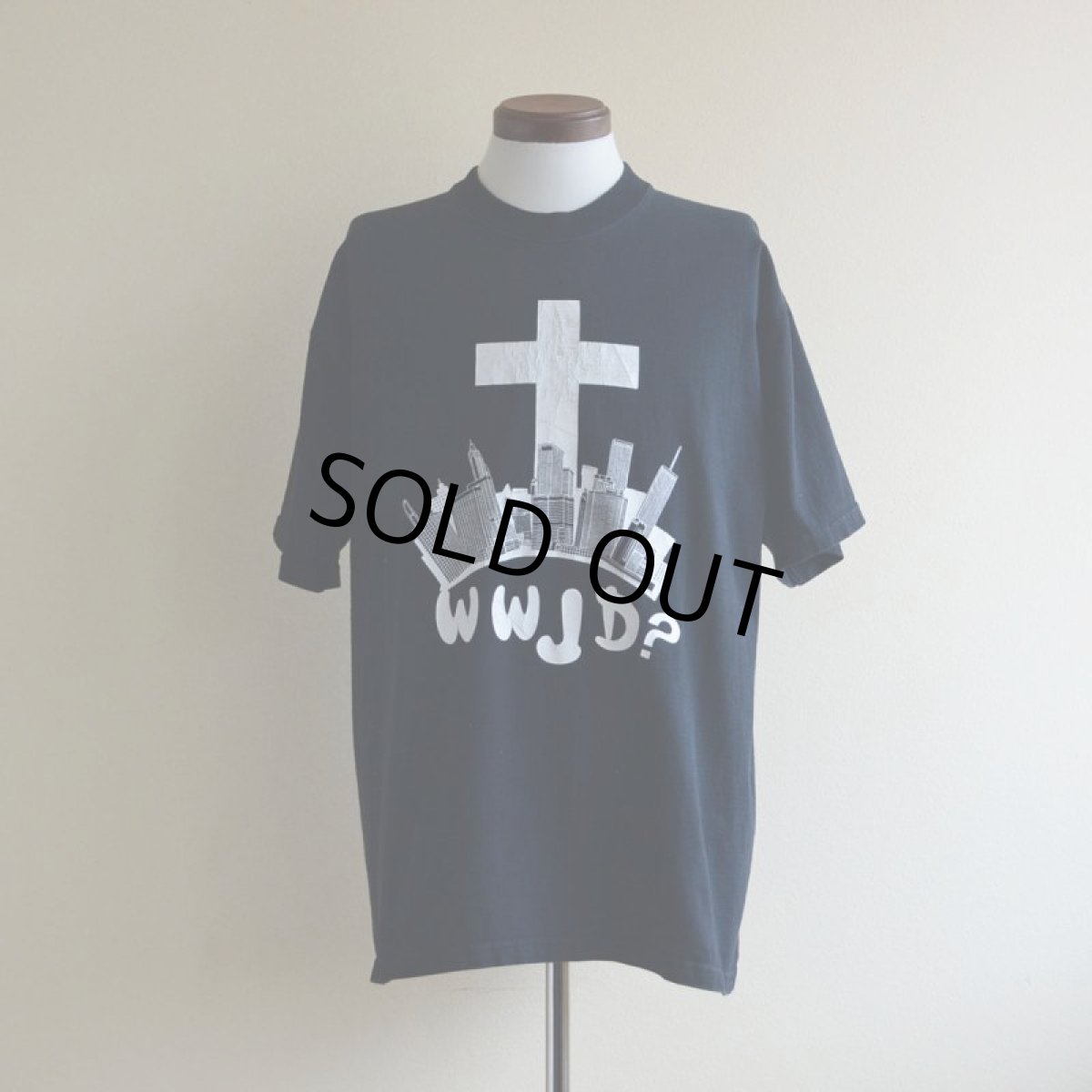 画像1: 1990s WWJD？ プリントTシャツ　 MADE IN USA　 表記L  (1)