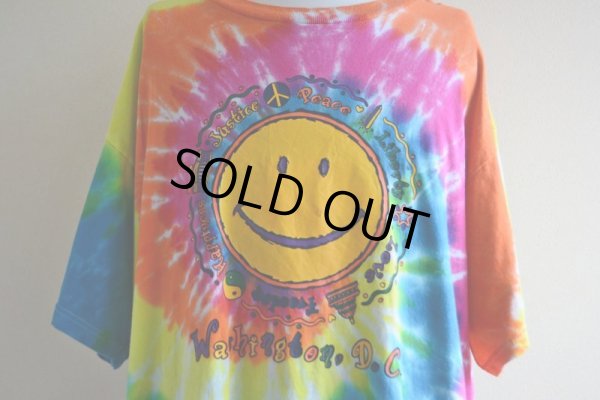 画像8: 1990s〜 PEACE タイダイTシャツ  表記XL