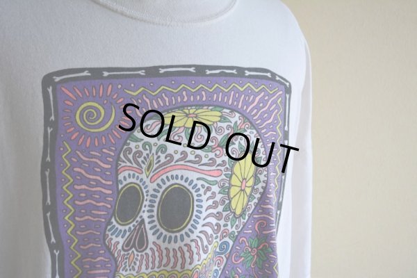 画像8: 1990s TESOROS カラベラアートTシャツ　 表記XL 