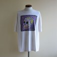 画像1: 1990s TESOROS カラベラアートTシャツ　<br>表記XL<br> (1)