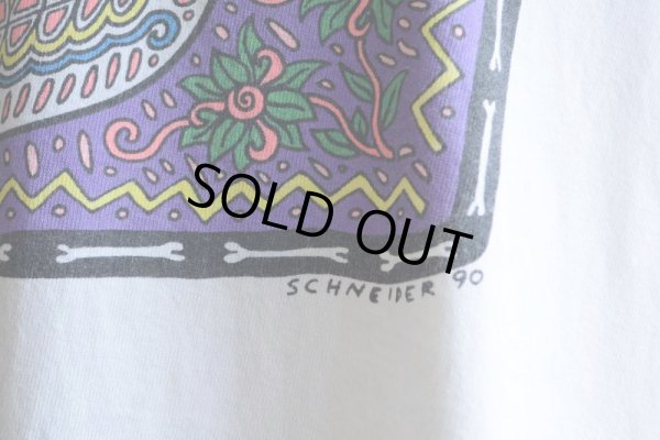 画像10: 1990s TESOROS カラベラアートTシャツ　 表記XL 