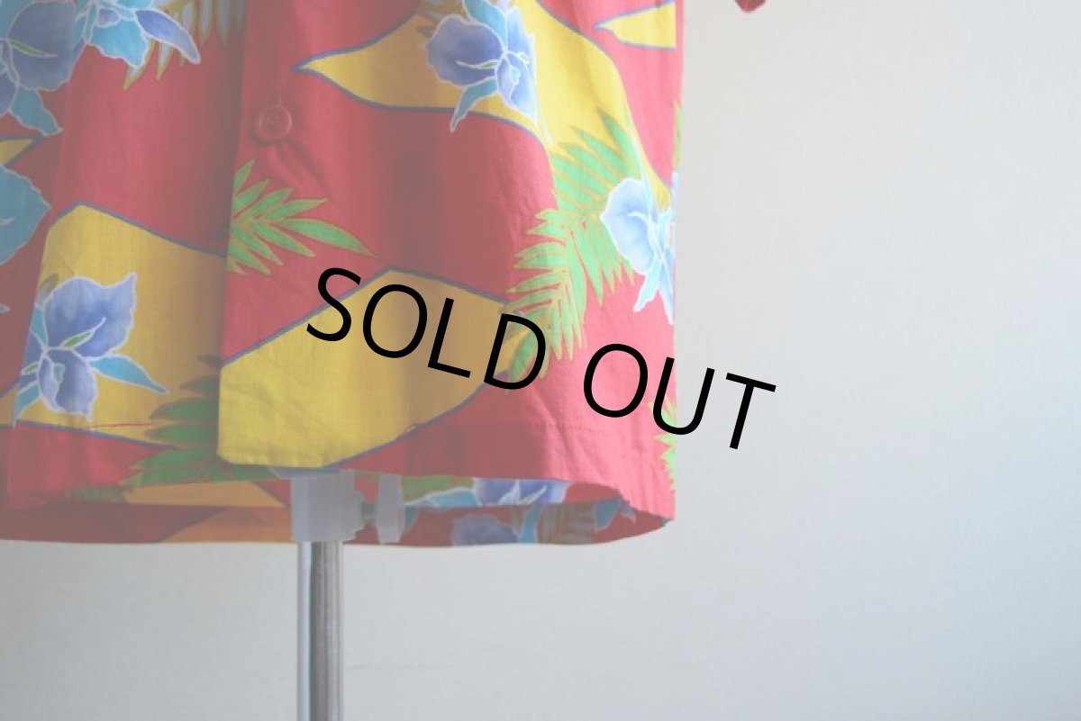 画像9: ORIGINAL JAMS コットンアロハシャツ　 Surf Line HAWAII　 表記M  (9)