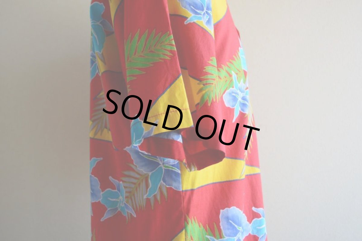 画像10: ORIGINAL JAMS コットンアロハシャツ　 Surf Line HAWAII　 表記M  (10)