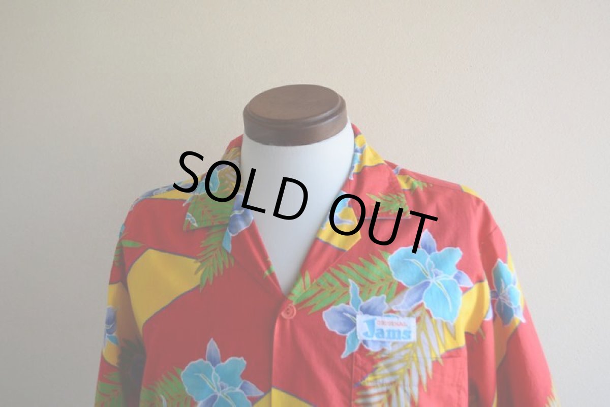 画像6: ORIGINAL JAMS コットンアロハシャツ　 Surf Line HAWAII　 表記M  (6)