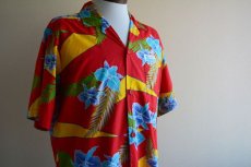 画像8: ORIGINAL JAMS コットンアロハシャツ　 Surf Line HAWAII　 表記M  (8)