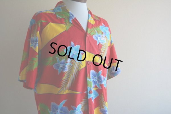 画像8: ORIGINAL JAMS コットンアロハシャツ　 Surf Line HAWAII　 表記M 