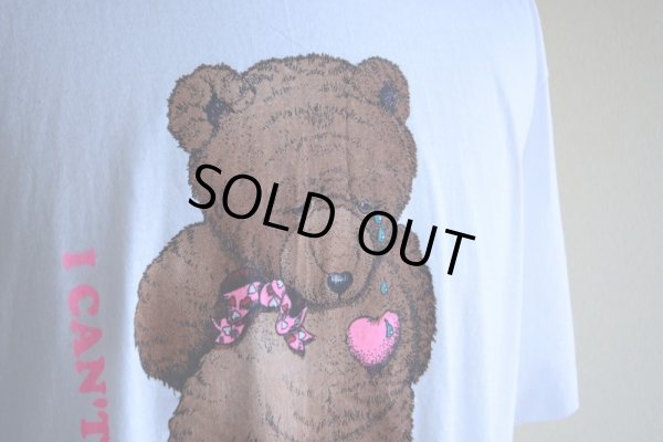 画像8: 1990s 寂しがり屋のクマちゃんTシャツ  MADE IN USA  表記XL