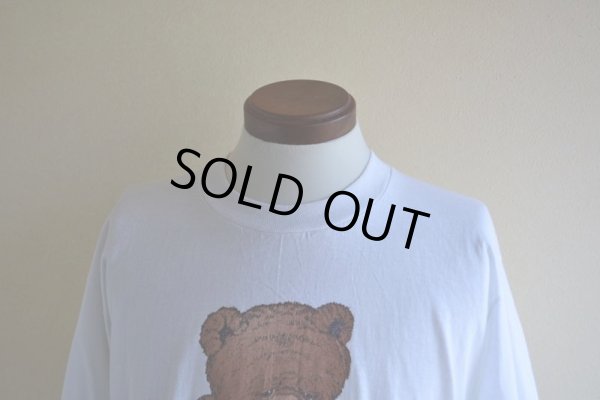 画像6: 1990s 寂しがり屋のクマちゃんTシャツ  MADE IN USA  表記XL