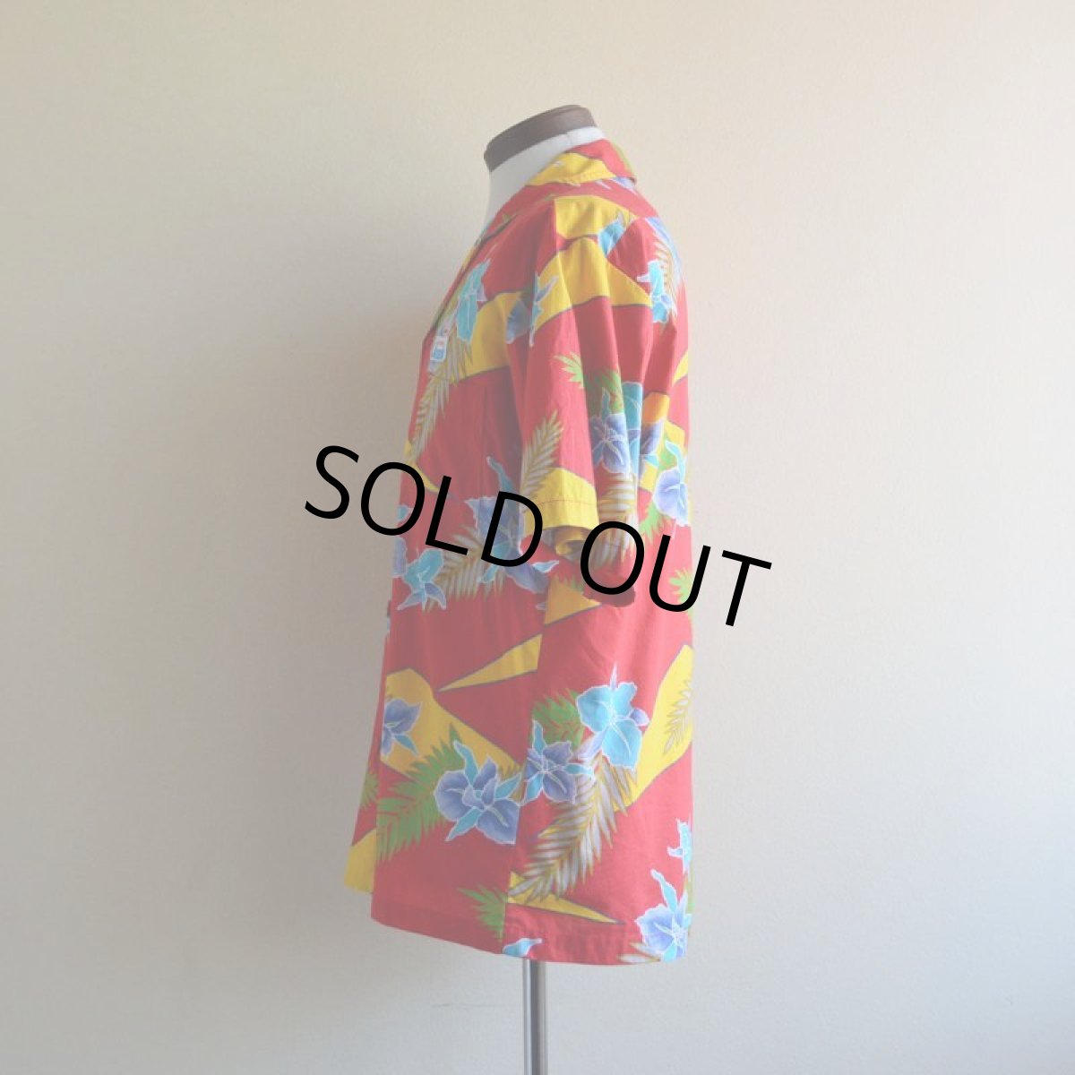 画像4: ORIGINAL JAMS コットンアロハシャツ　 Surf Line HAWAII　 表記M  (4)